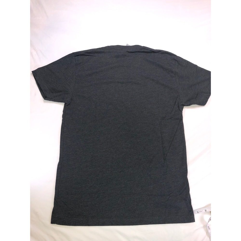 Brave Graphic T-Shirt Charcoal Heather Grey Short Sleeve Crewneck Mens Small - Picture 8 of 9